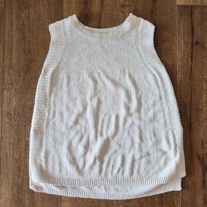 J. Jill White Knit Vest